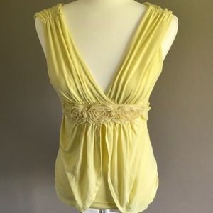 Yellow desssy tank